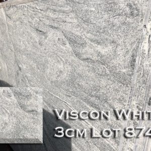 Granite Viscon White 3CM Lot 8741 Countertop Sample