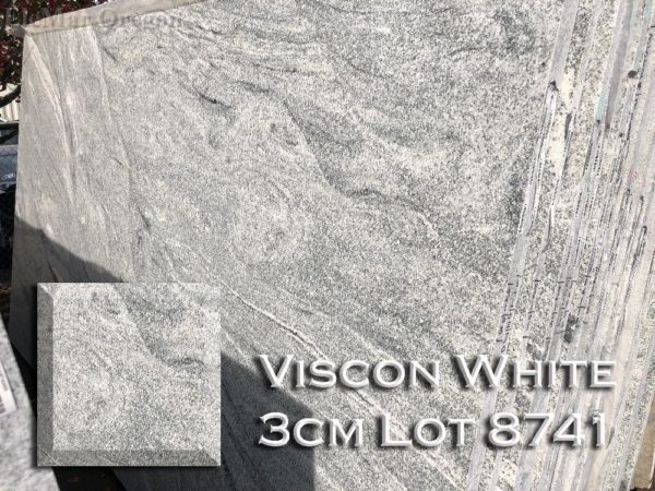 Granite Viscon White 3CM Lot 8741 Countertop Sample
