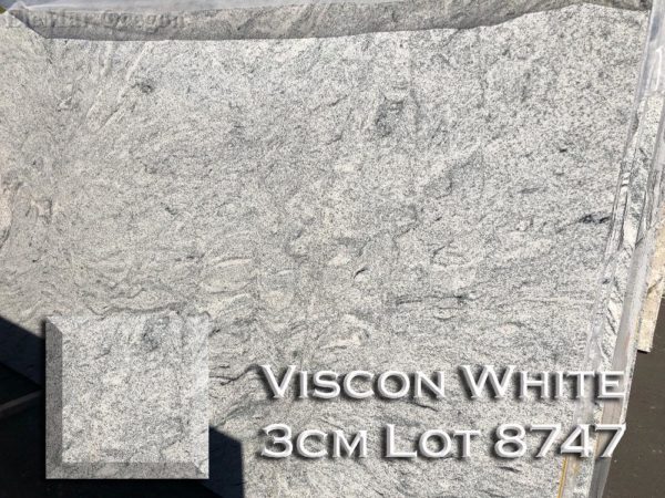 Granite Viscon White (3CM Lot 8747) Countertop Sample