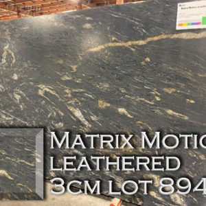 Granite Matrix Motion Leathered (3CM Lot 8949) Countertop Sample