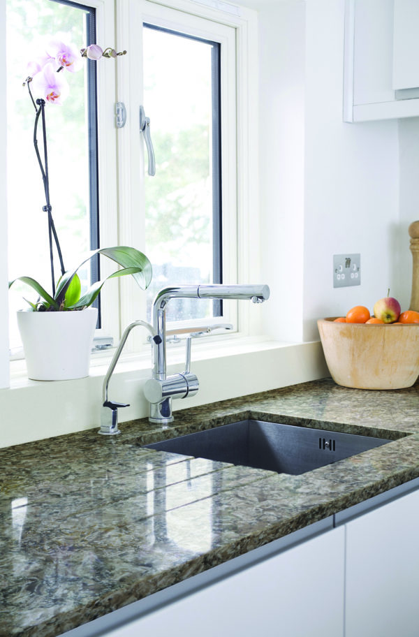Sink With Silestone Pacifica Countertop